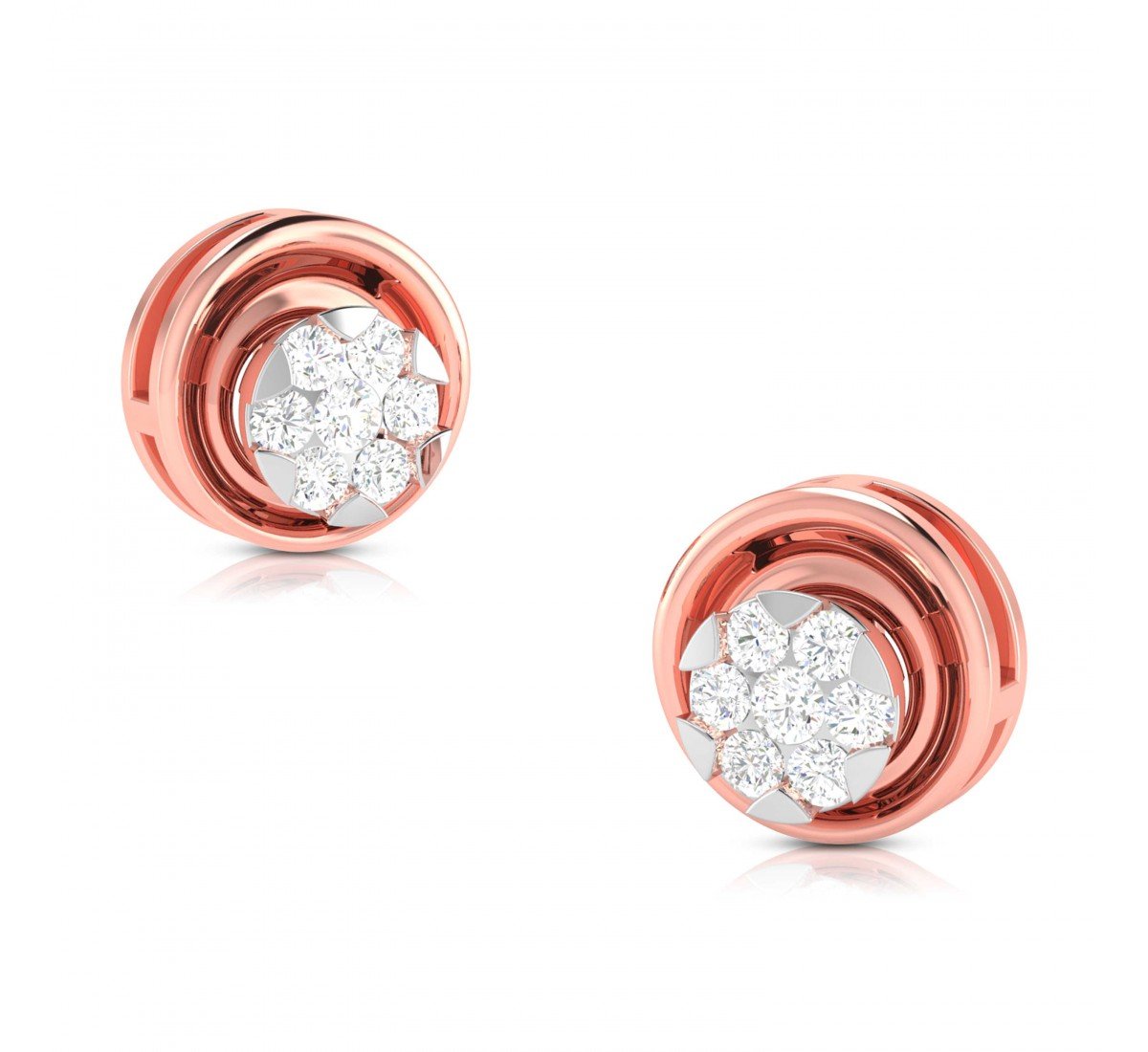 Falling Dame Diamond Earrings