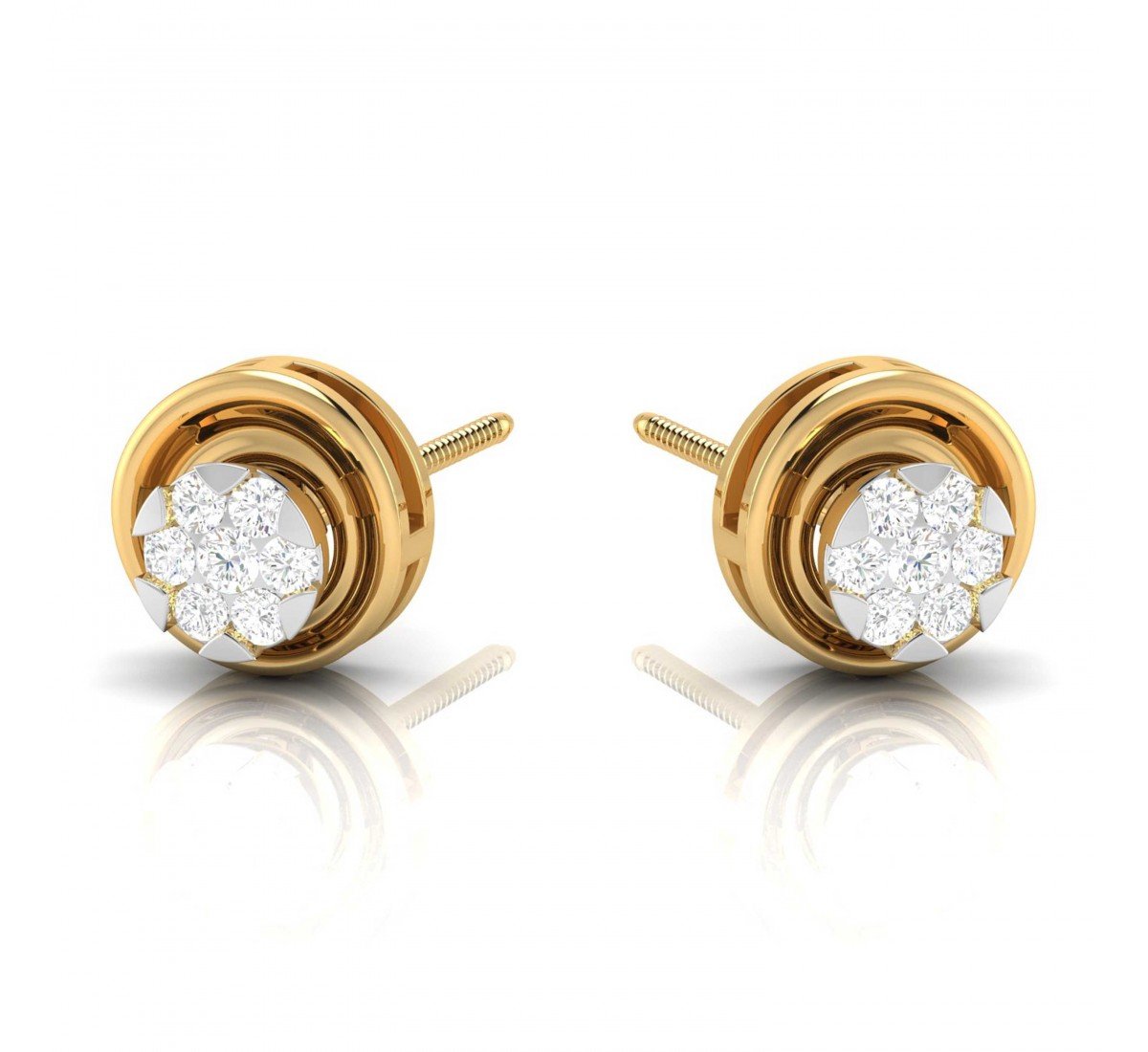 Falling Dame Diamond Earrings