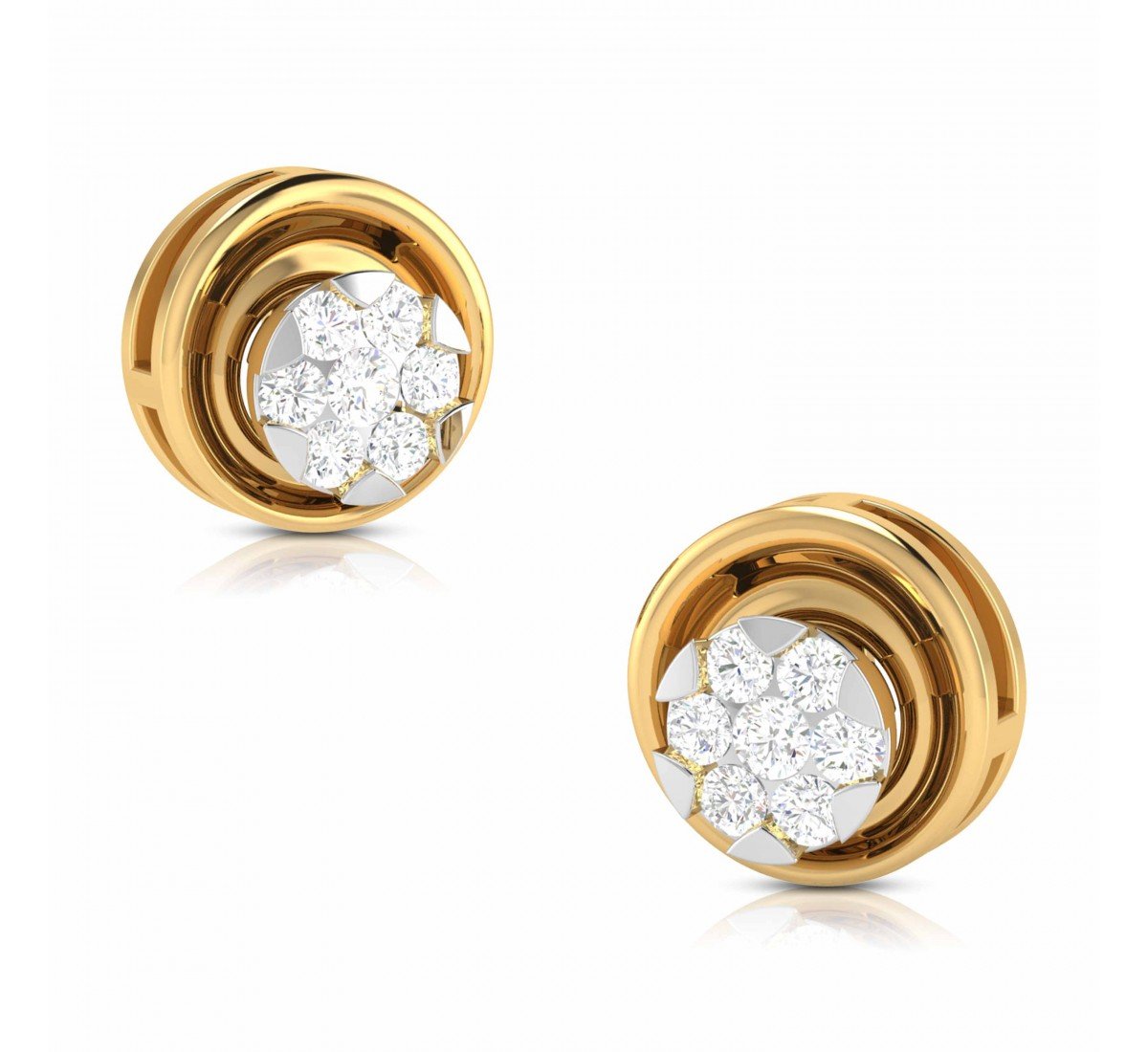 Falling Dame Diamond Earrings