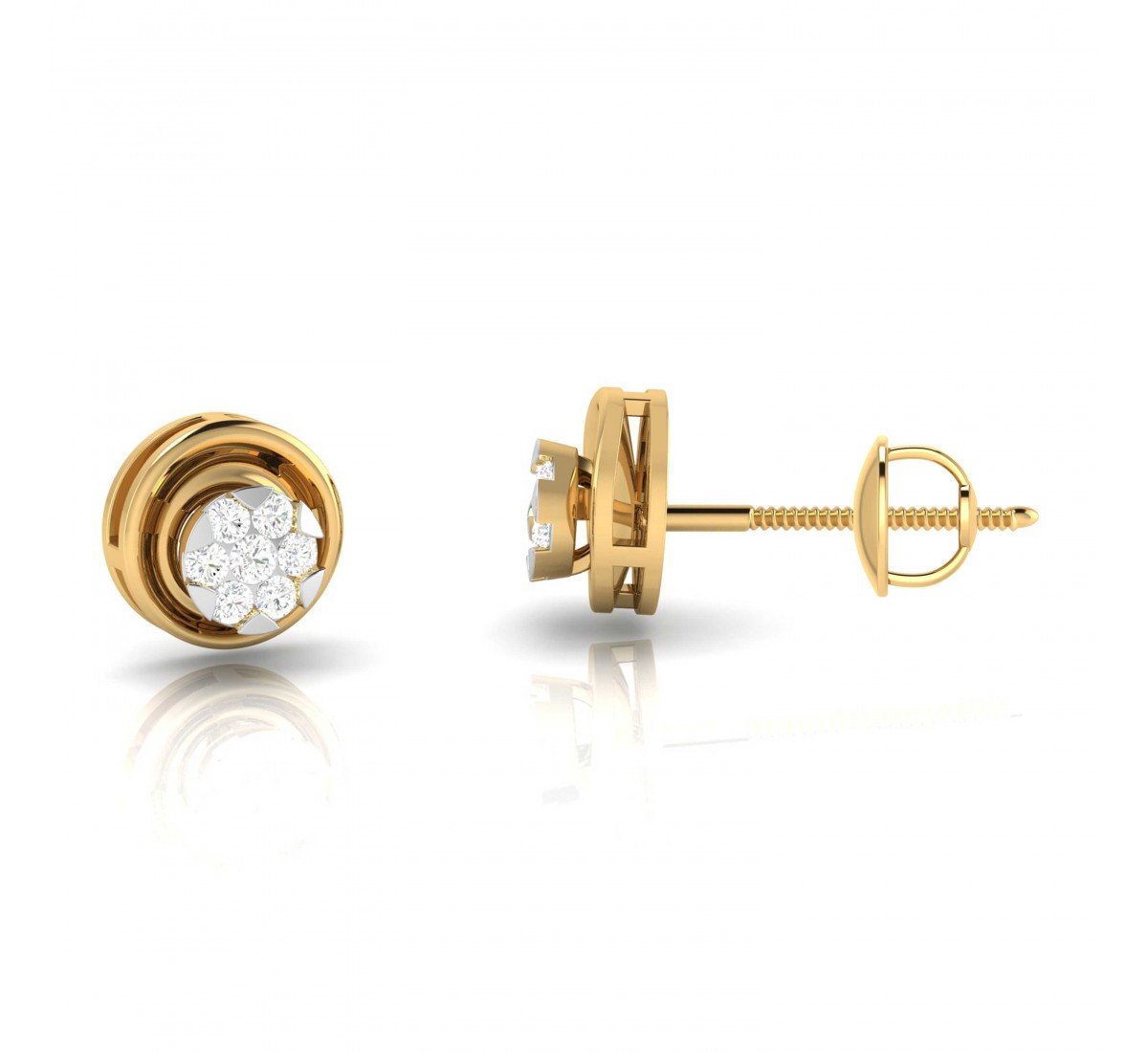 Falling Dame Diamond Earrings