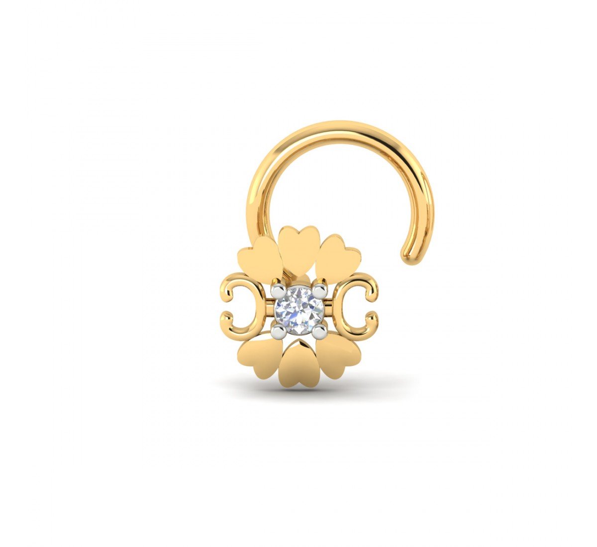 Aleeza Diamond Nose Pin