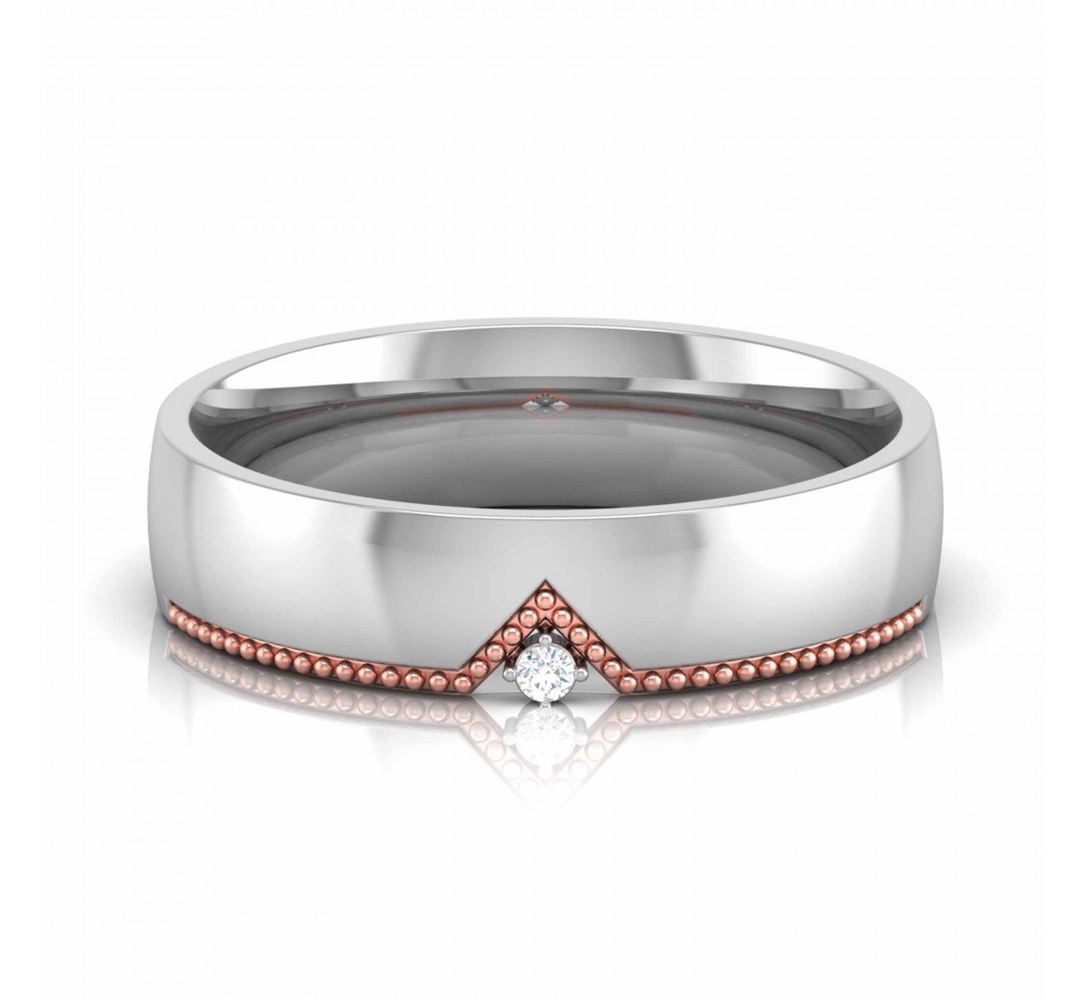 Folded Fan Diamond Band