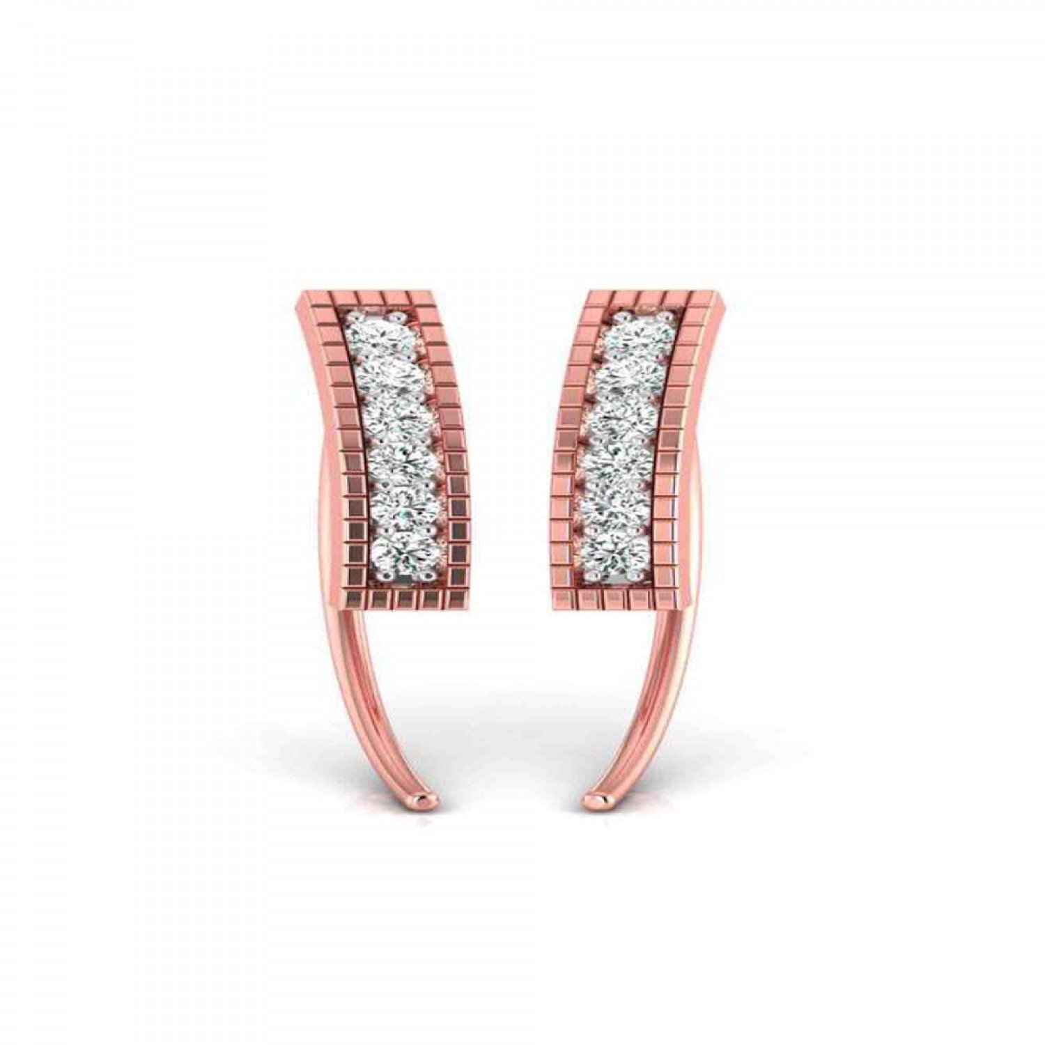 Edgy Joice Diamond Earrings