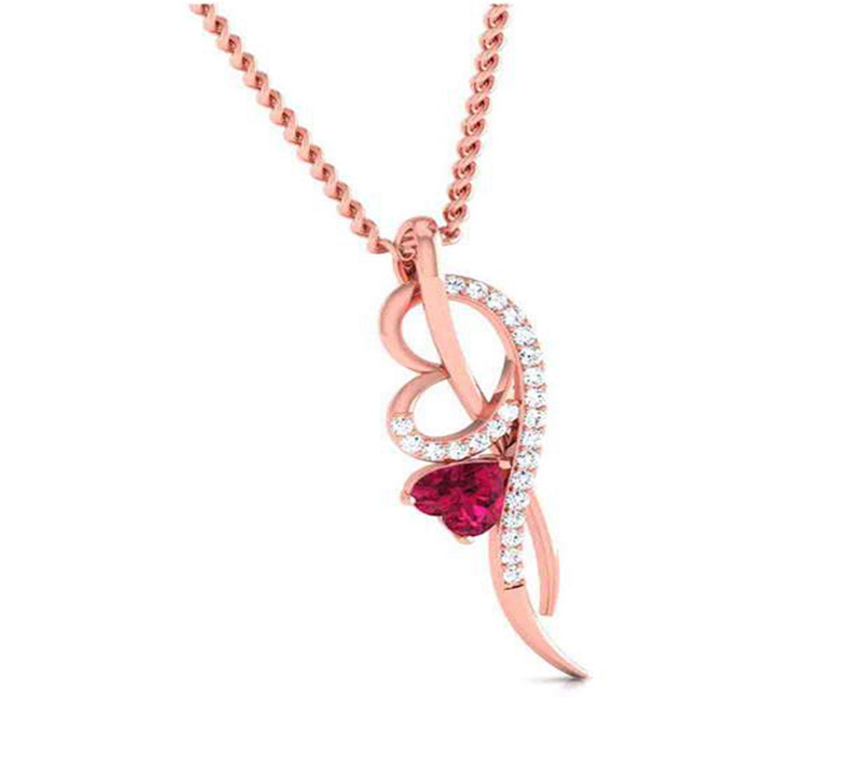 Binu Textured Diamond Pendant