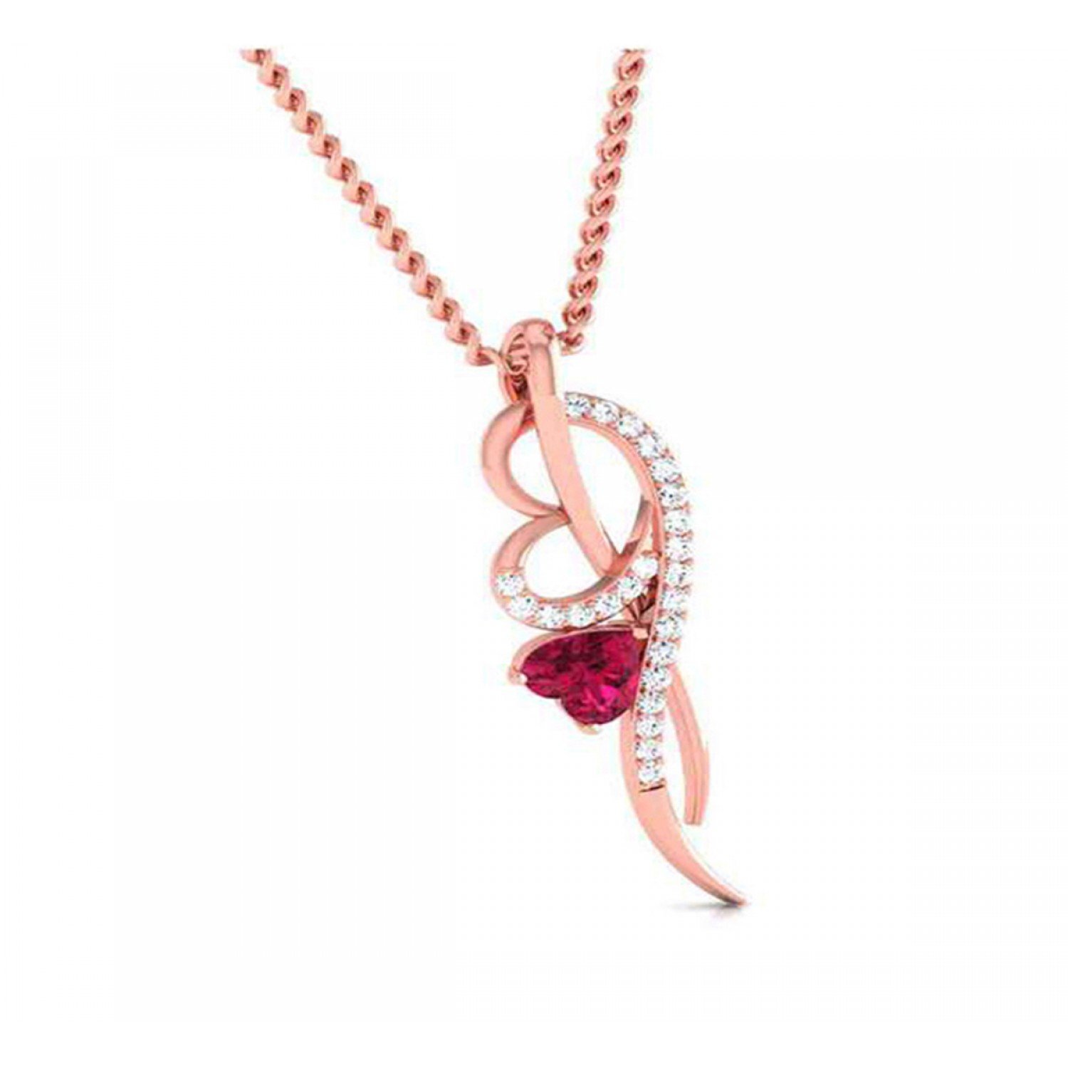 Binu Textured Diamond Pendant