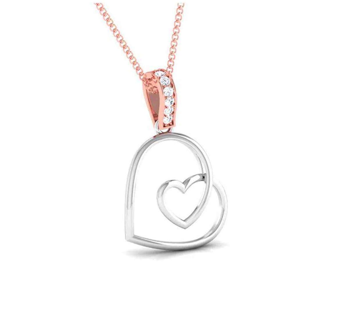 Wave Diamond Pendant