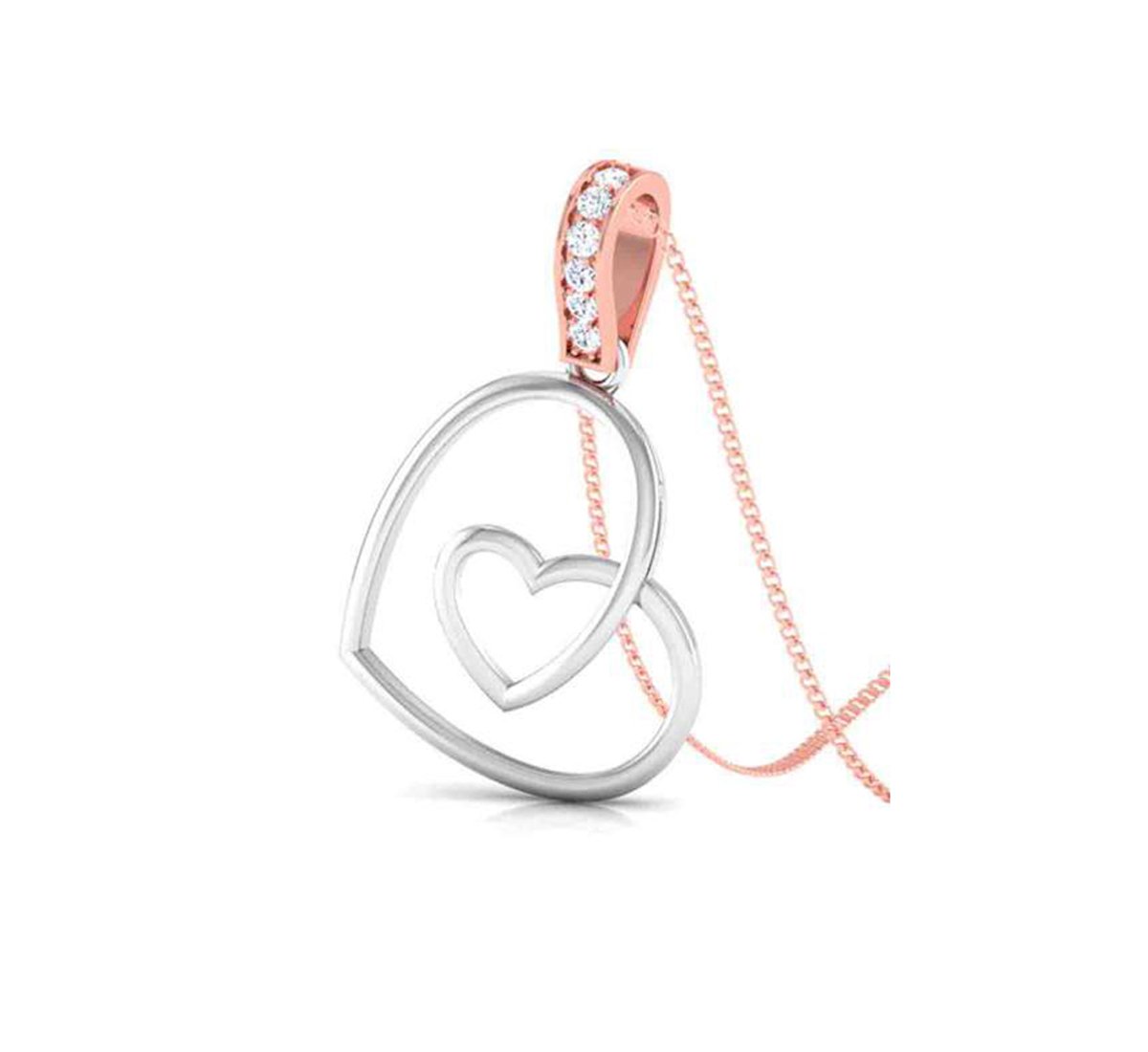 Wave Diamond Pendant