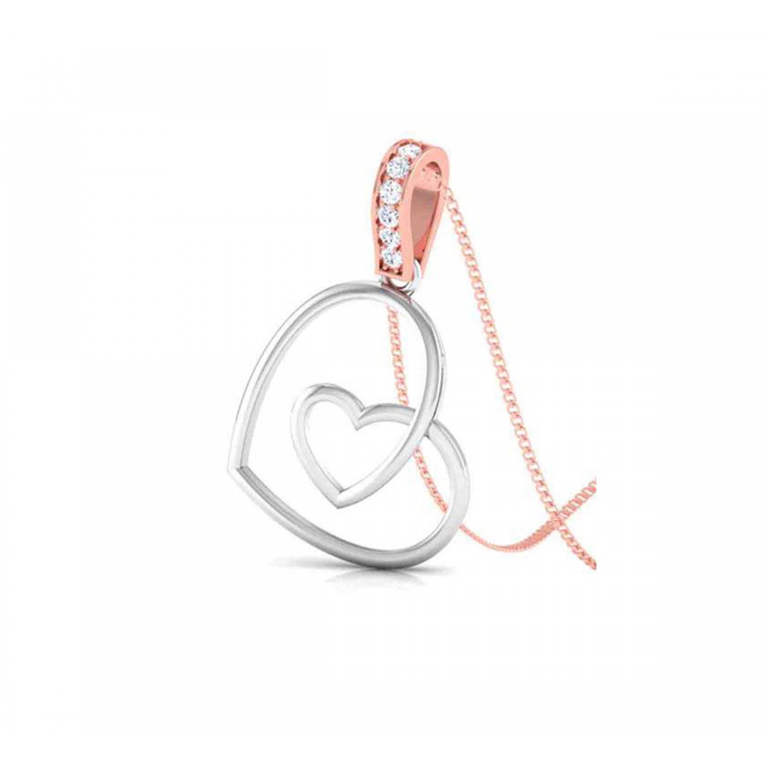 Wave Diamond Pendant