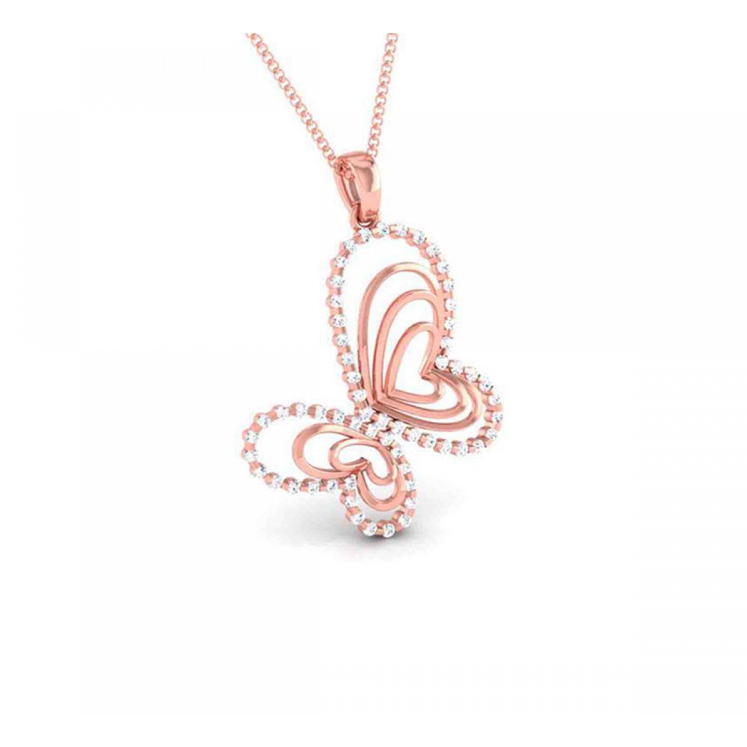 Ovate Adele Diamond Pendant