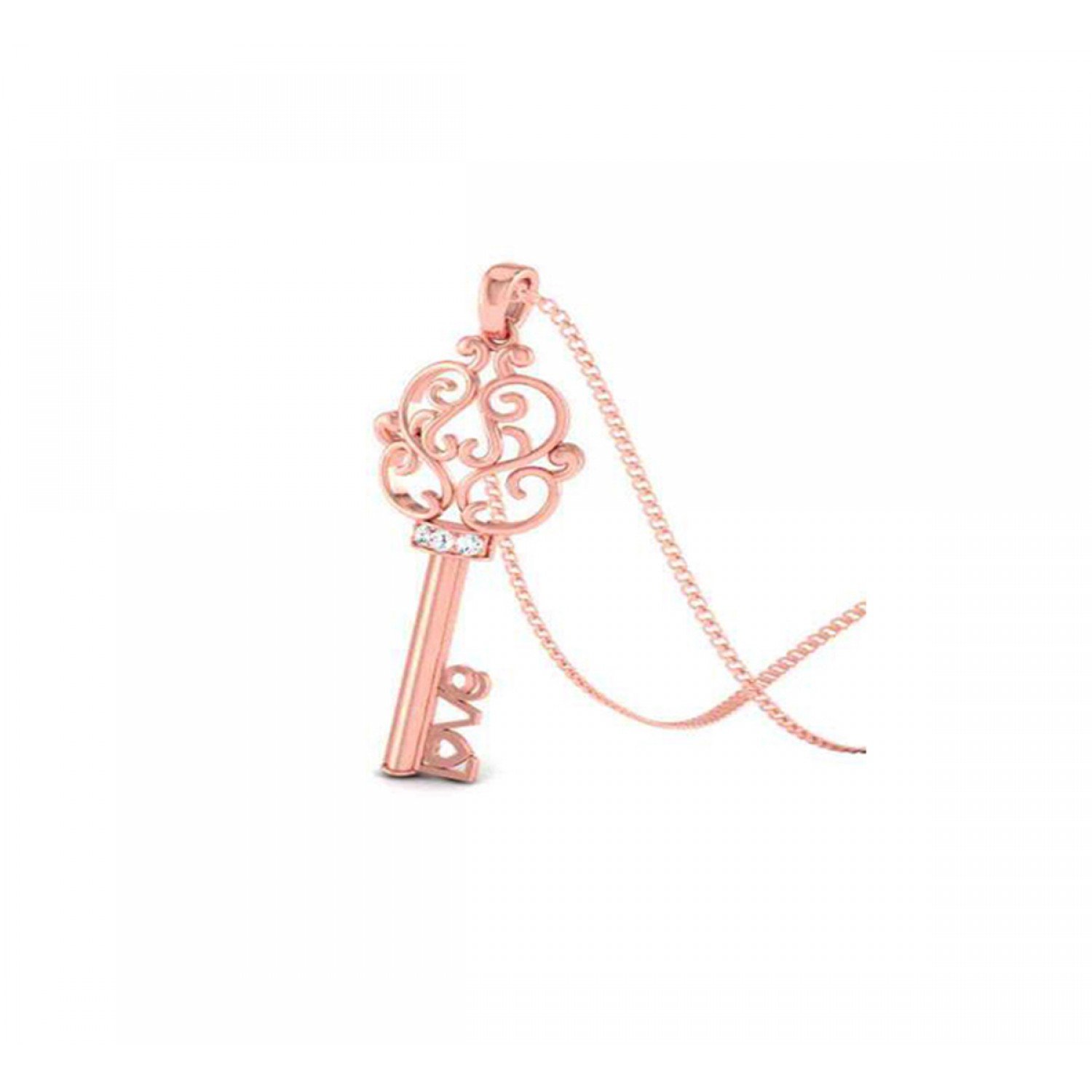 Petal Bloom Diamond Pendant