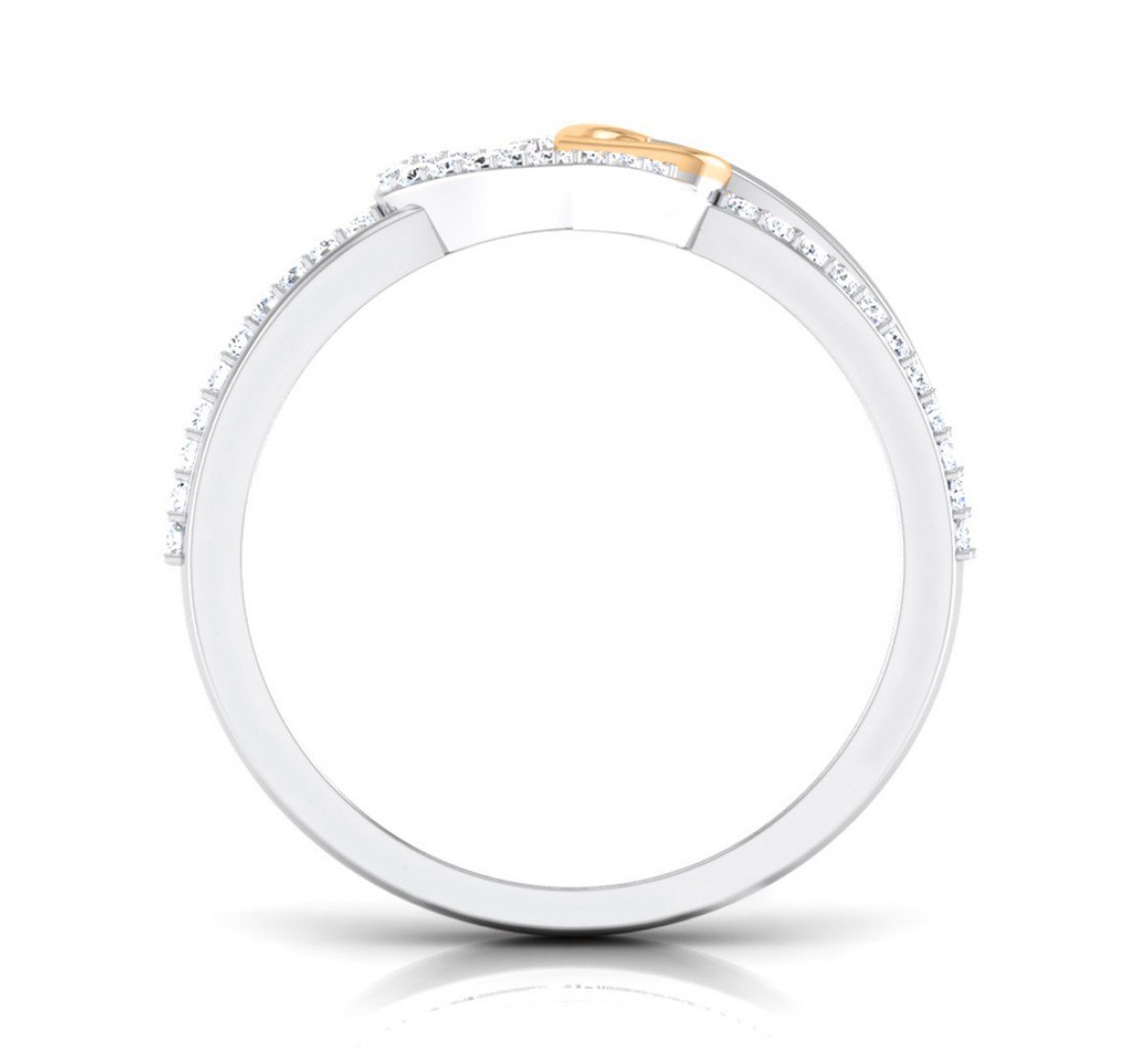 Tangled Heart Diamond Ring