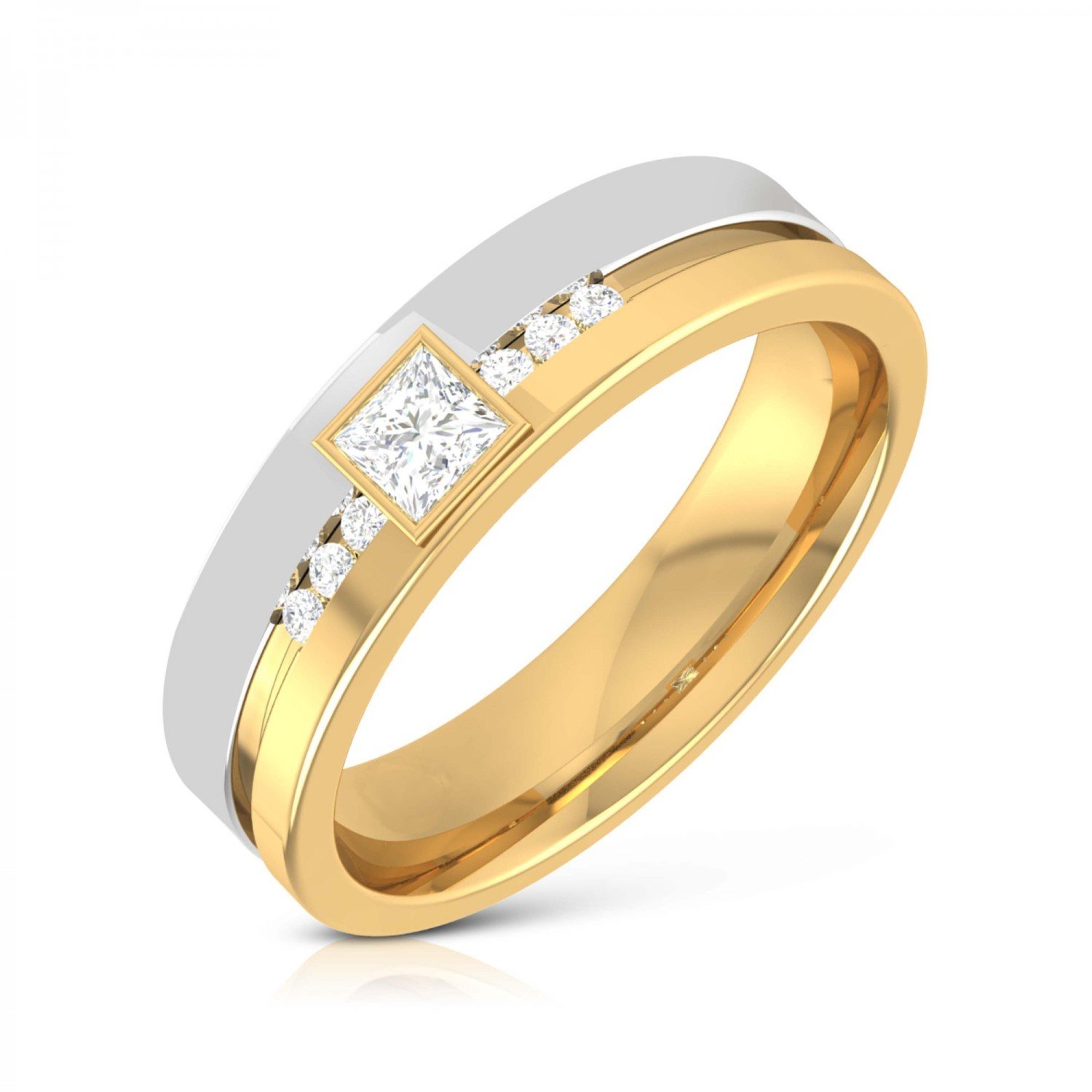 Lyla Contour Diamond Band