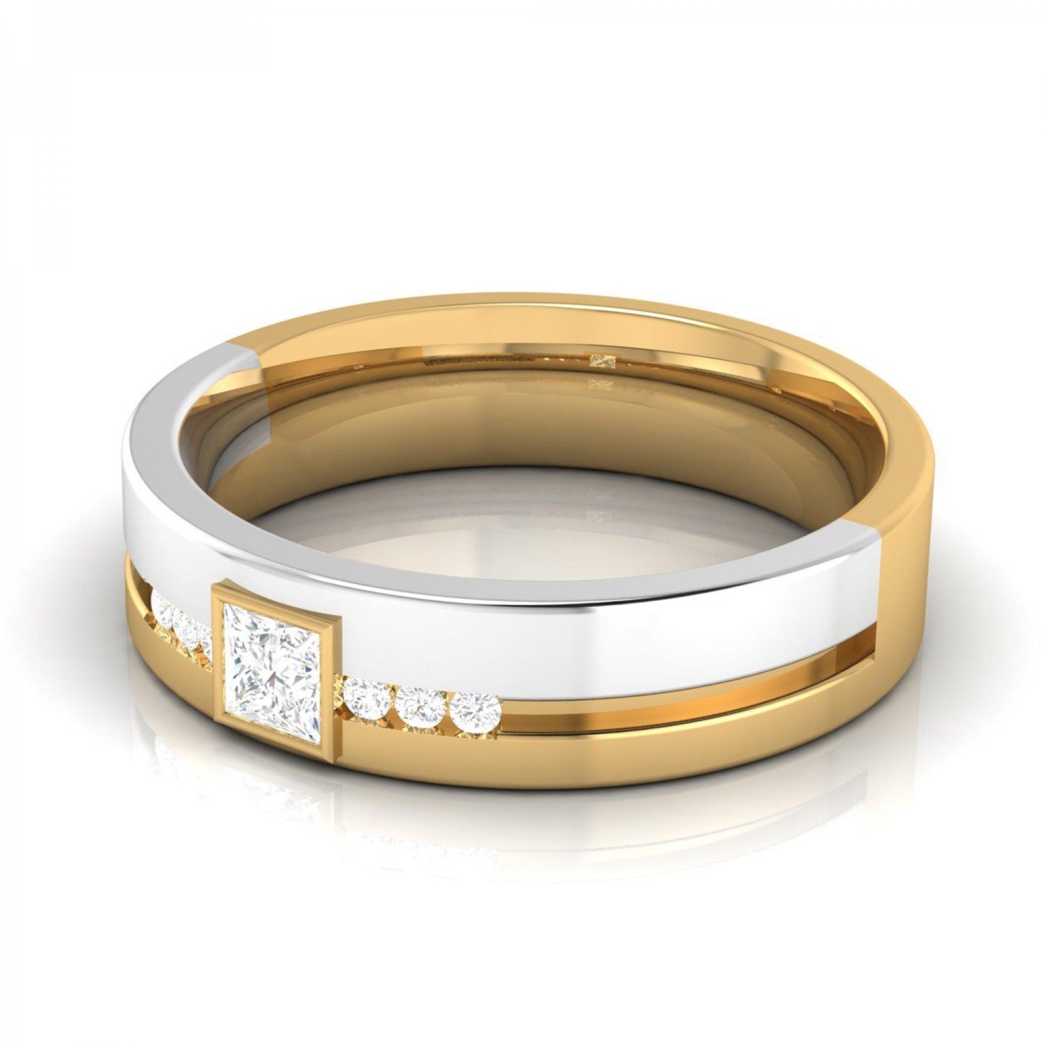 Lyla Contour Diamond Band