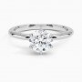 Sparkling Solitaire Lab Diamond Ring (1 carat)