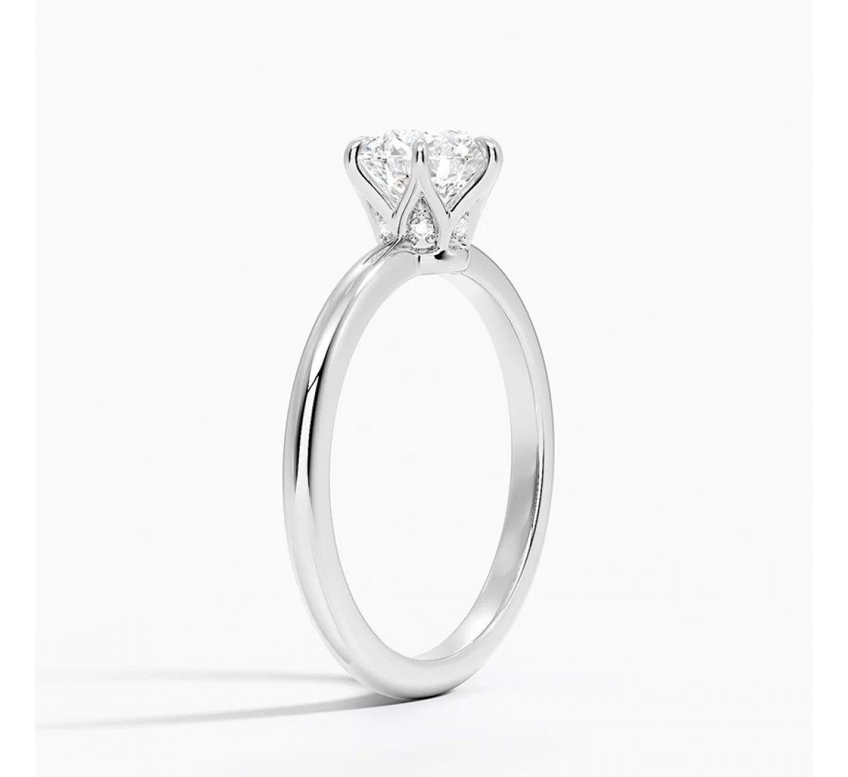 Sparkling Solitaire Lab Diamond Ring (1 carat)