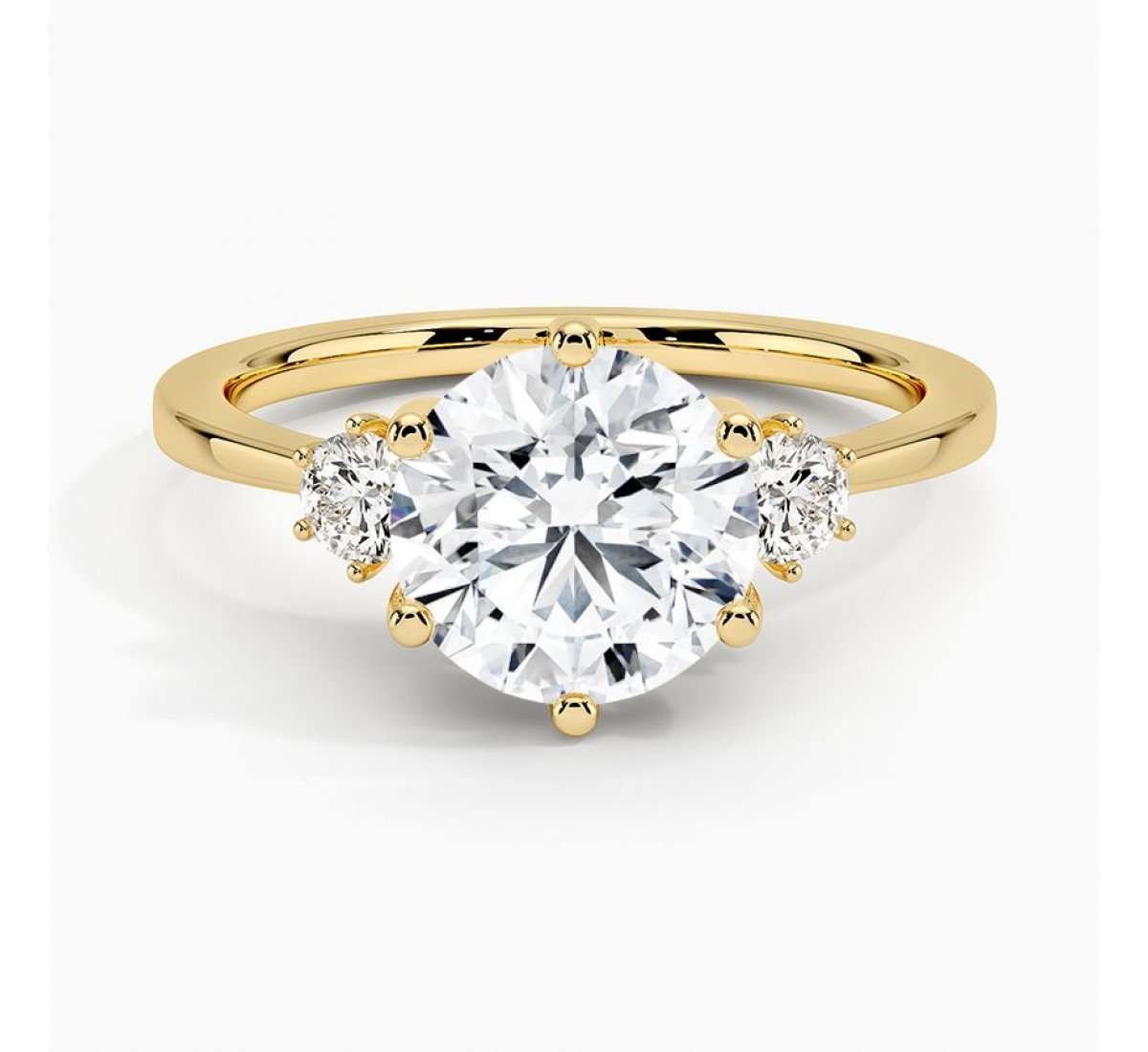 Gilded Galaxy Lab Diamond Ring (2 carat)