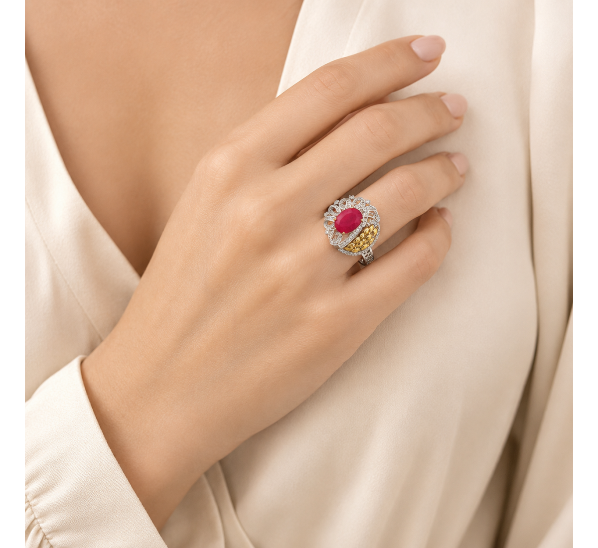 Arianna Barisha Diamond Ring