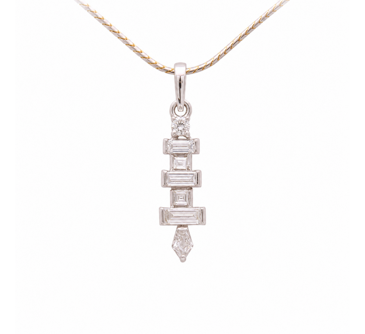 Annot Stud Diamond Pendant