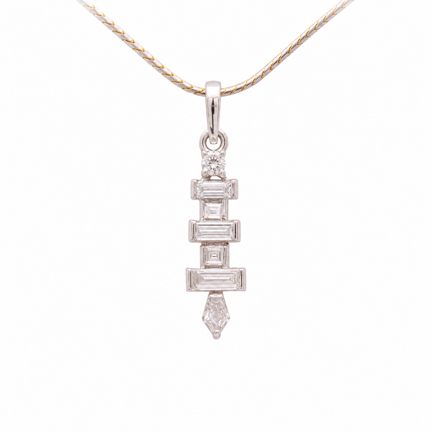 Annot Stud Diamond Pendant