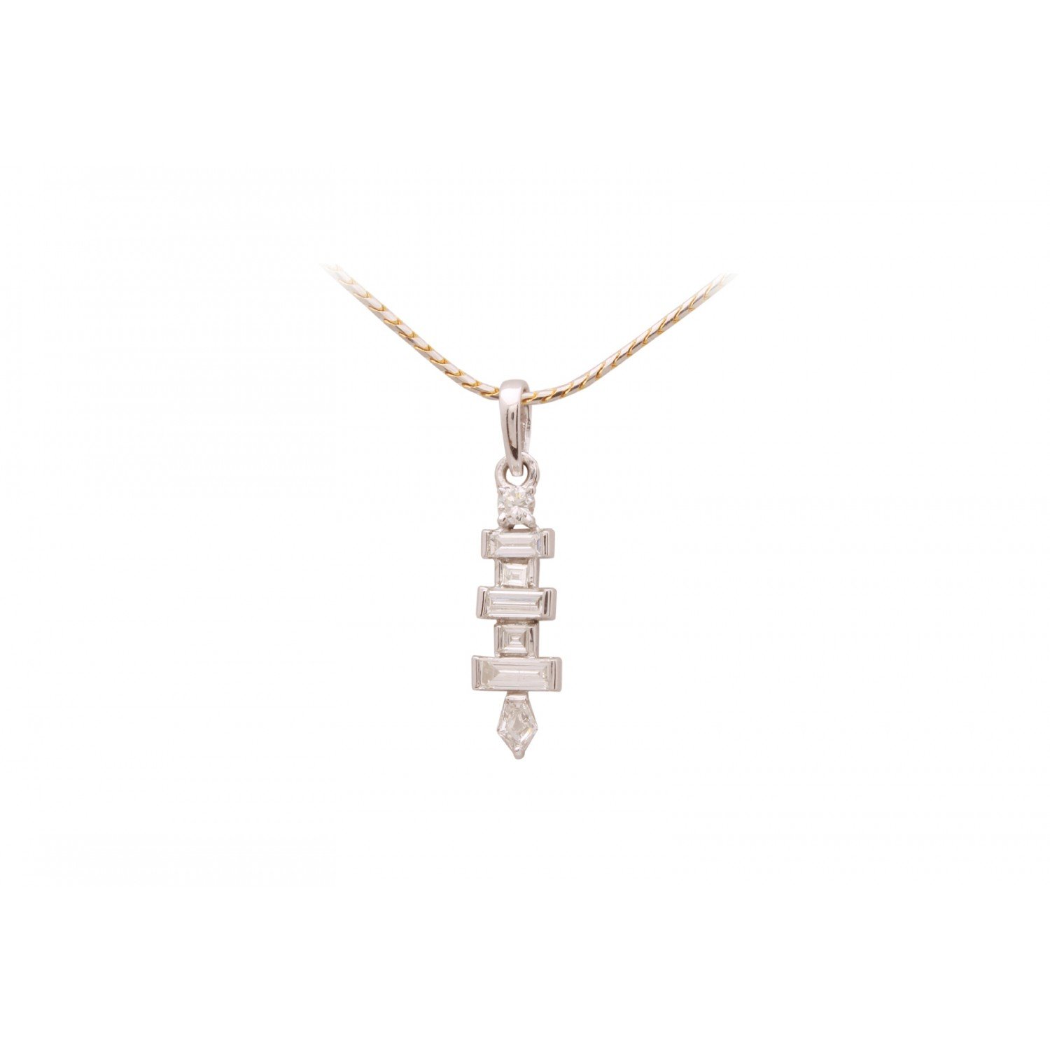 Annot Stud Diamond Pendant