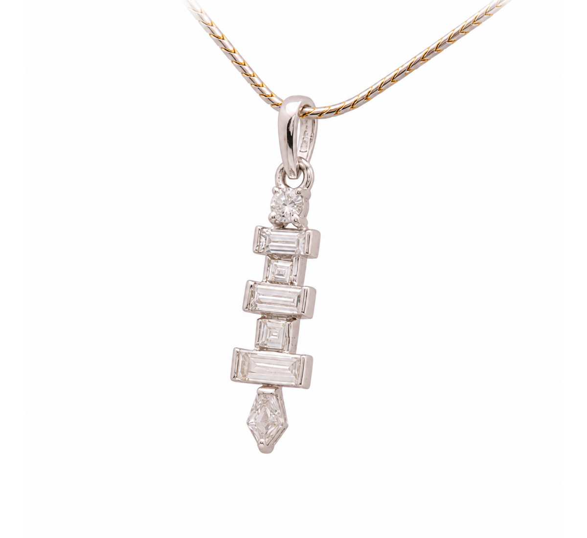 Annot Stud Diamond Pendant