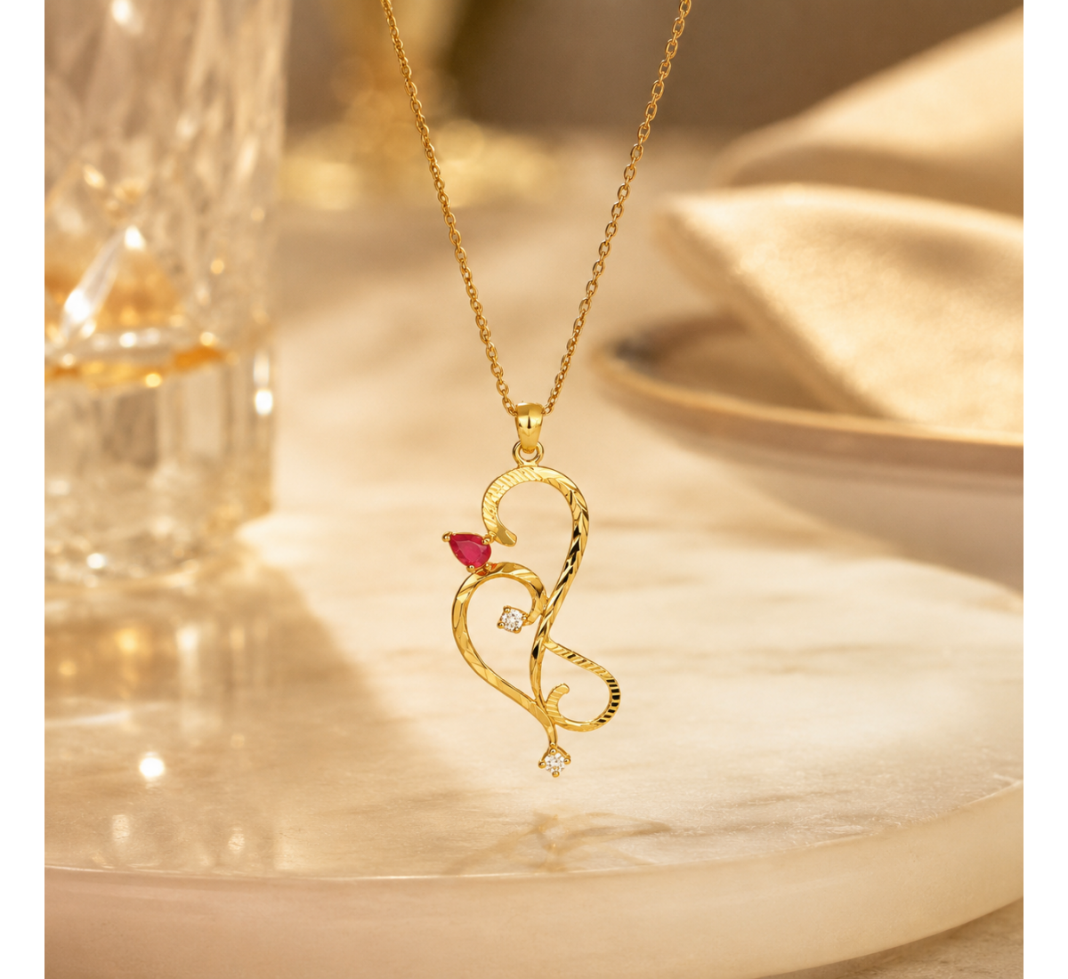 Luna Diamond Pendant