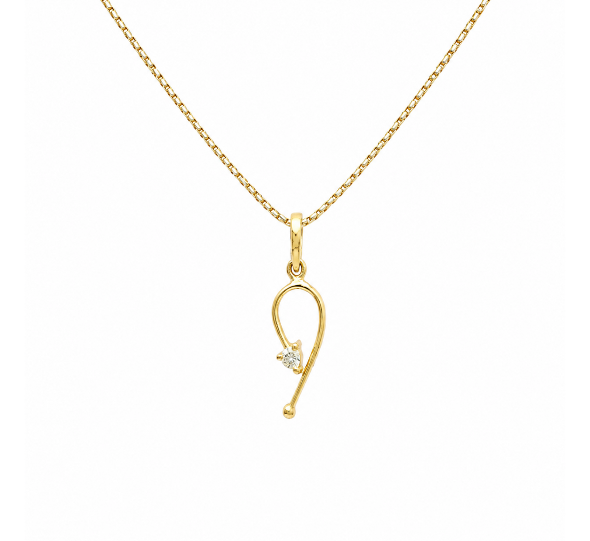 Lattice Diamond Pendant