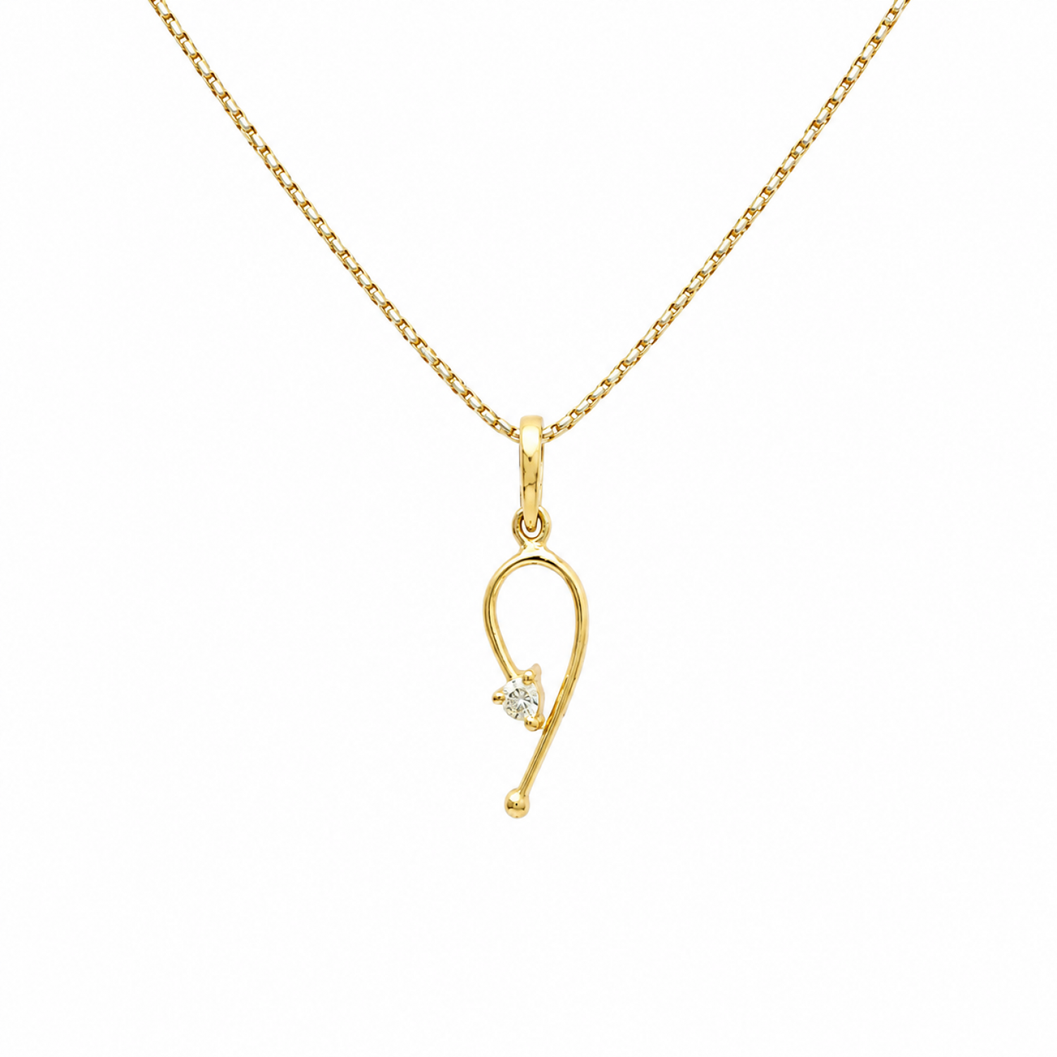 Lattice Diamond Pendant