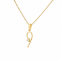 Lattice Diamond Pendant