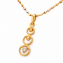 Overlap Queen Diamond Pendant
