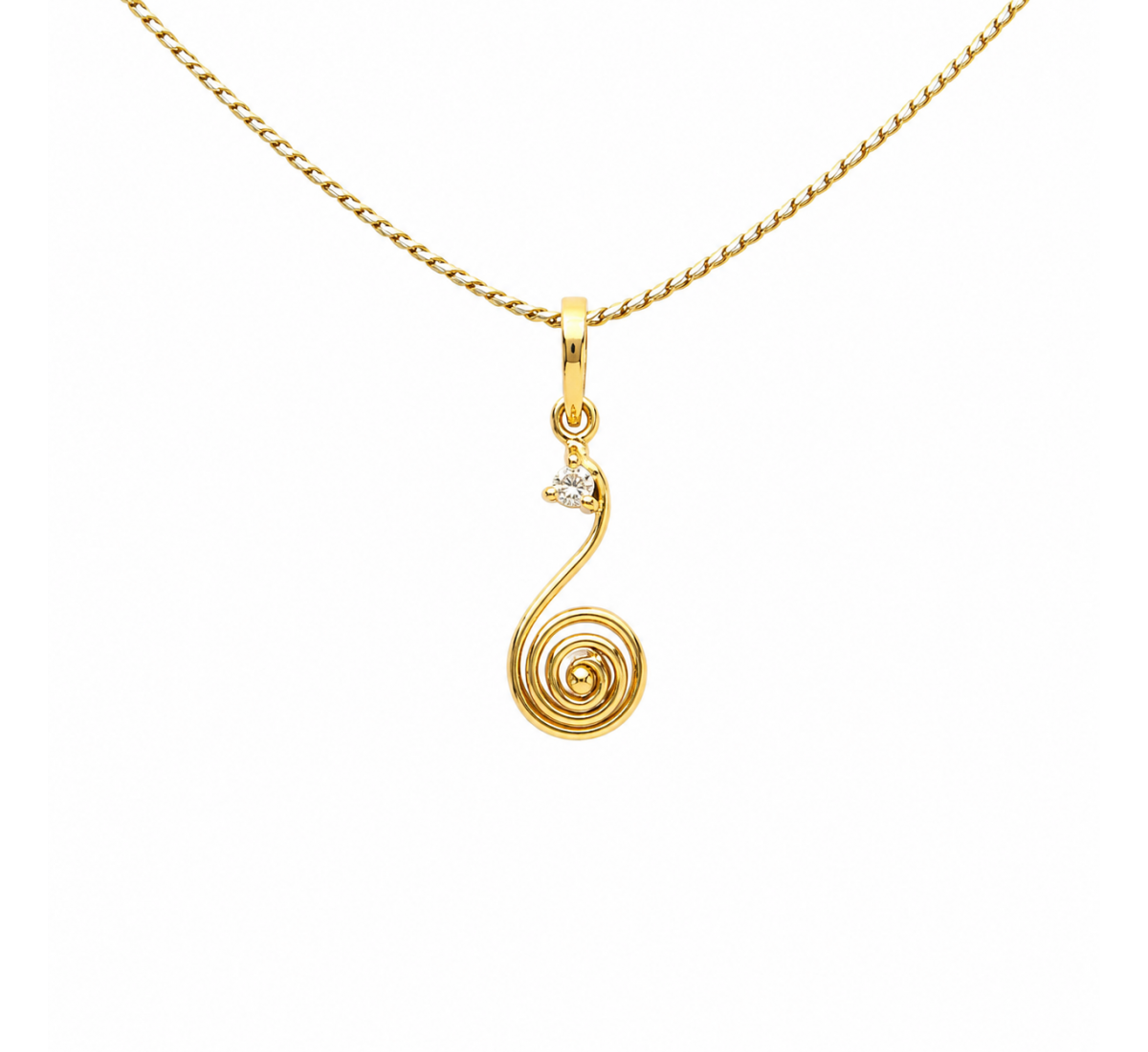 Eva Overlap Diamond Pendant