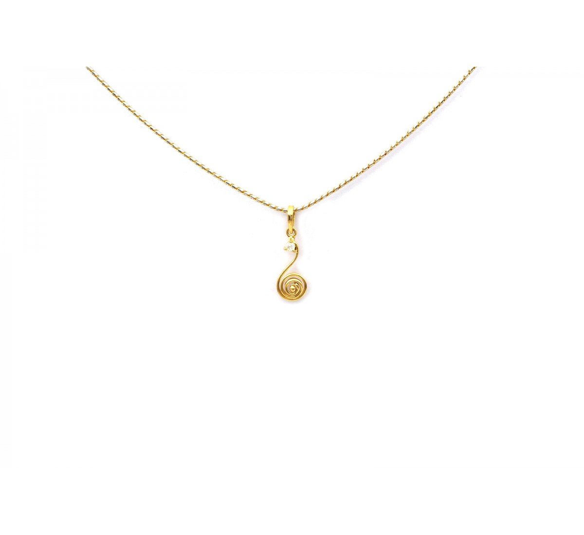 Eva Overlap Diamond Pendant