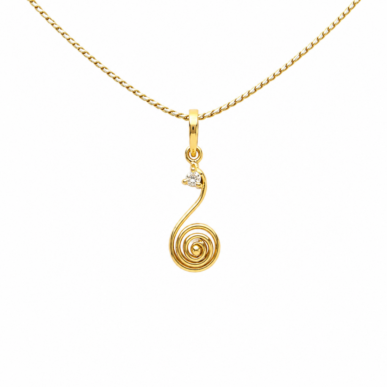 Eva Overlap Diamond Pendant