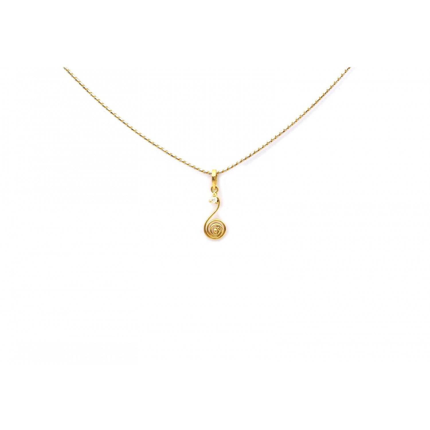 Eva Overlap Diamond Pendant