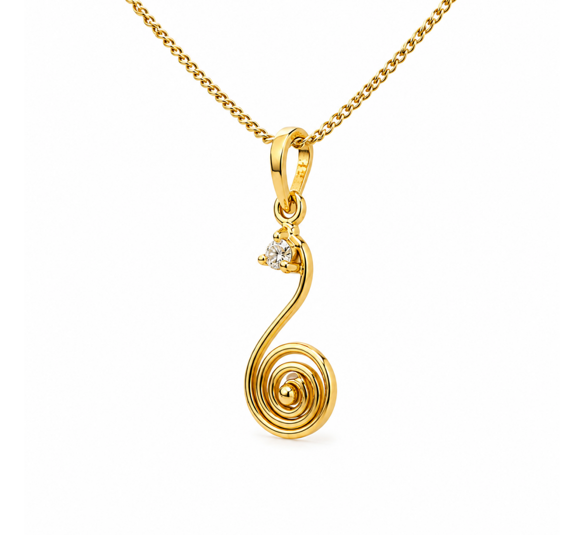 Eva Overlap Diamond Pendant