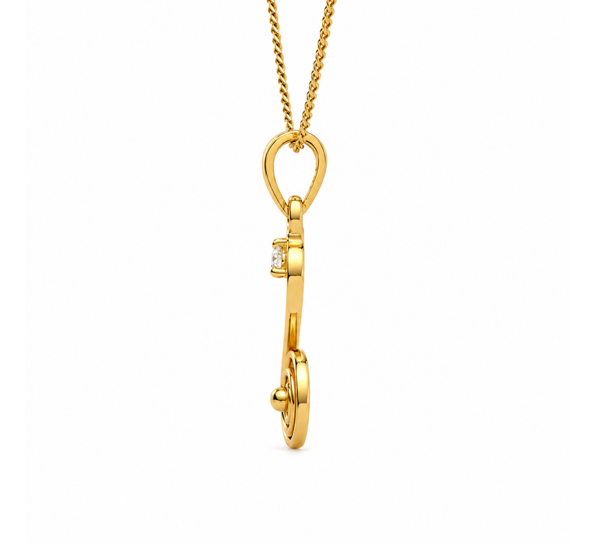 Eva Overlap Diamond Pendant