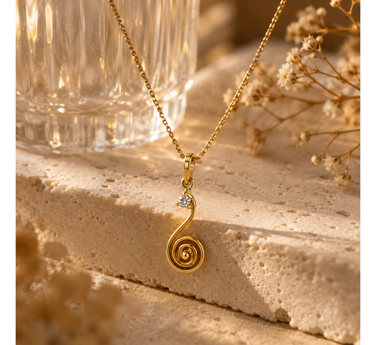 Eva Overlap Diamond Pendant