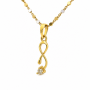 Overlap Diamond Pendant