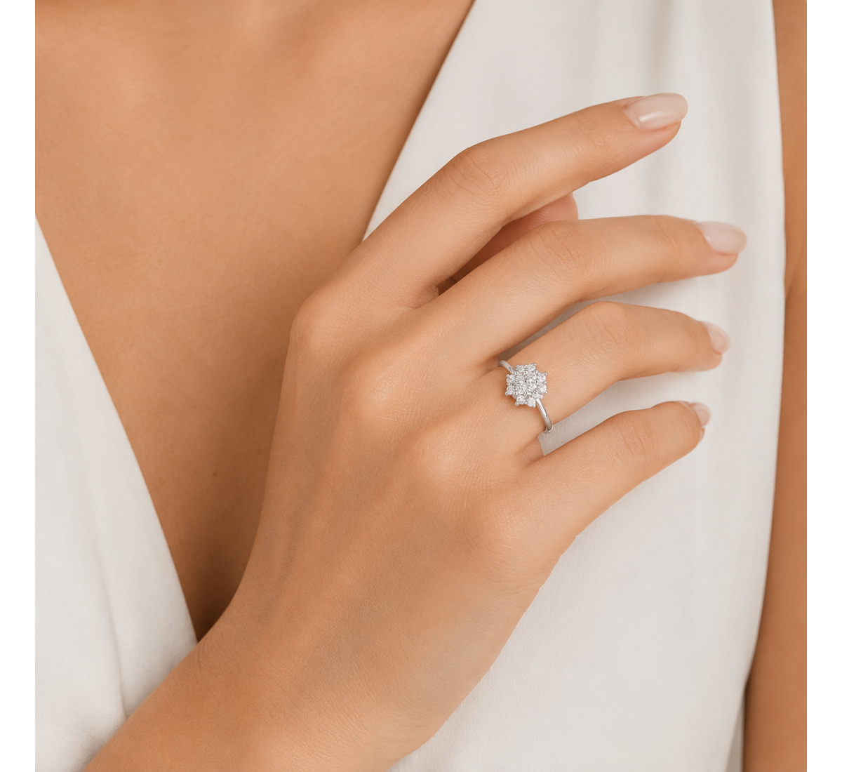 Flamboyance Diamond Ring