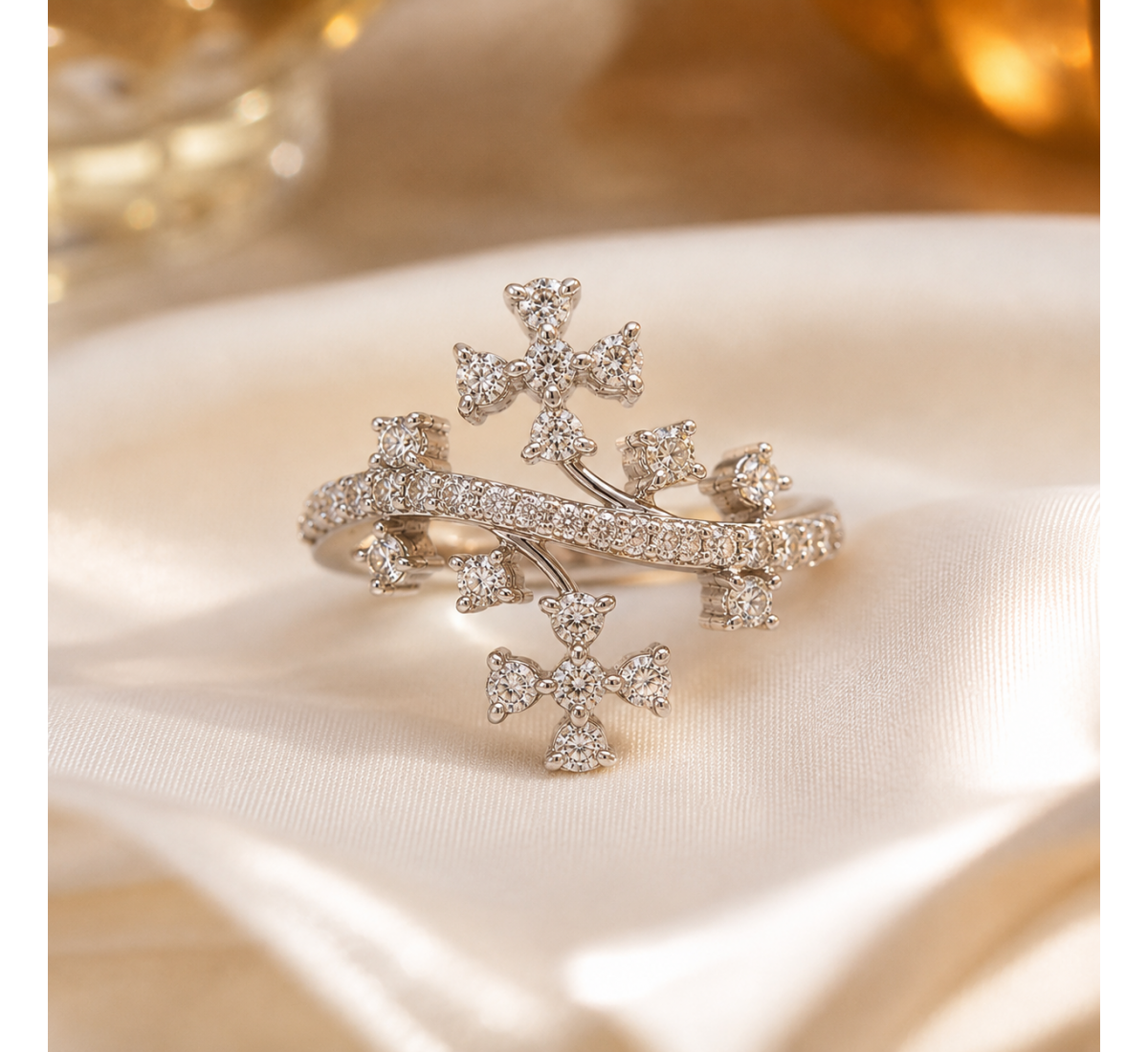 Chardonnay Diamond Ring