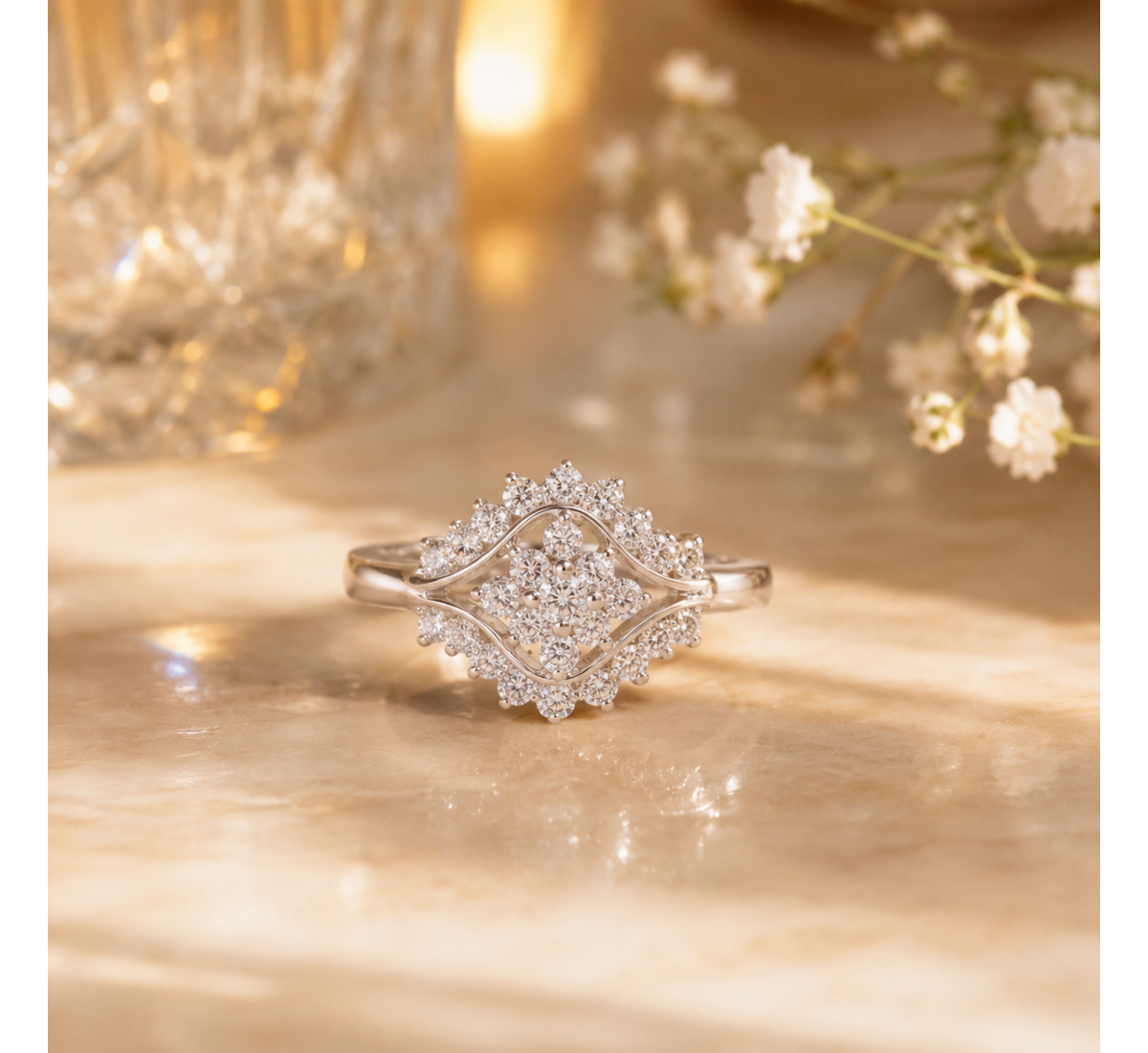 Erica Array Diamond Ring