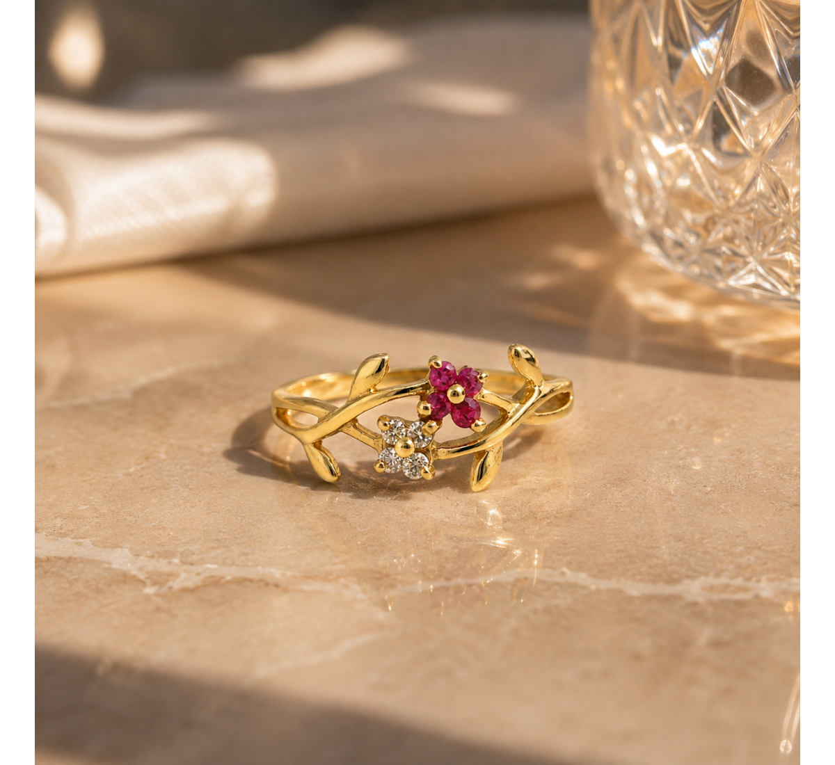 Adorn Cluster Diamond Ring