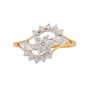 Petal Flutter Diamond Ring