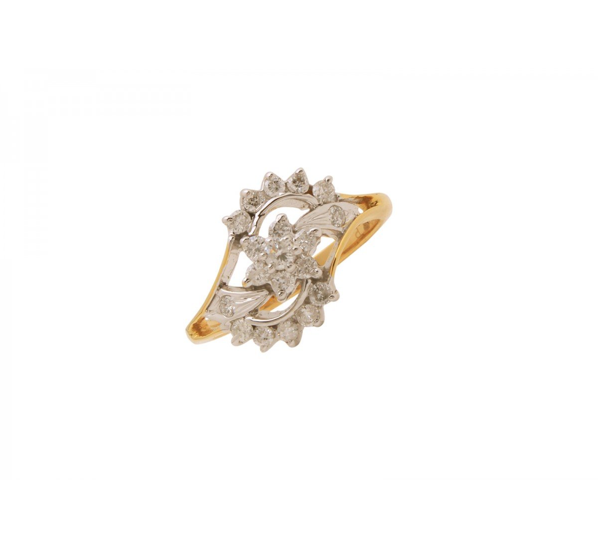 Petal Flutter Diamond Ring