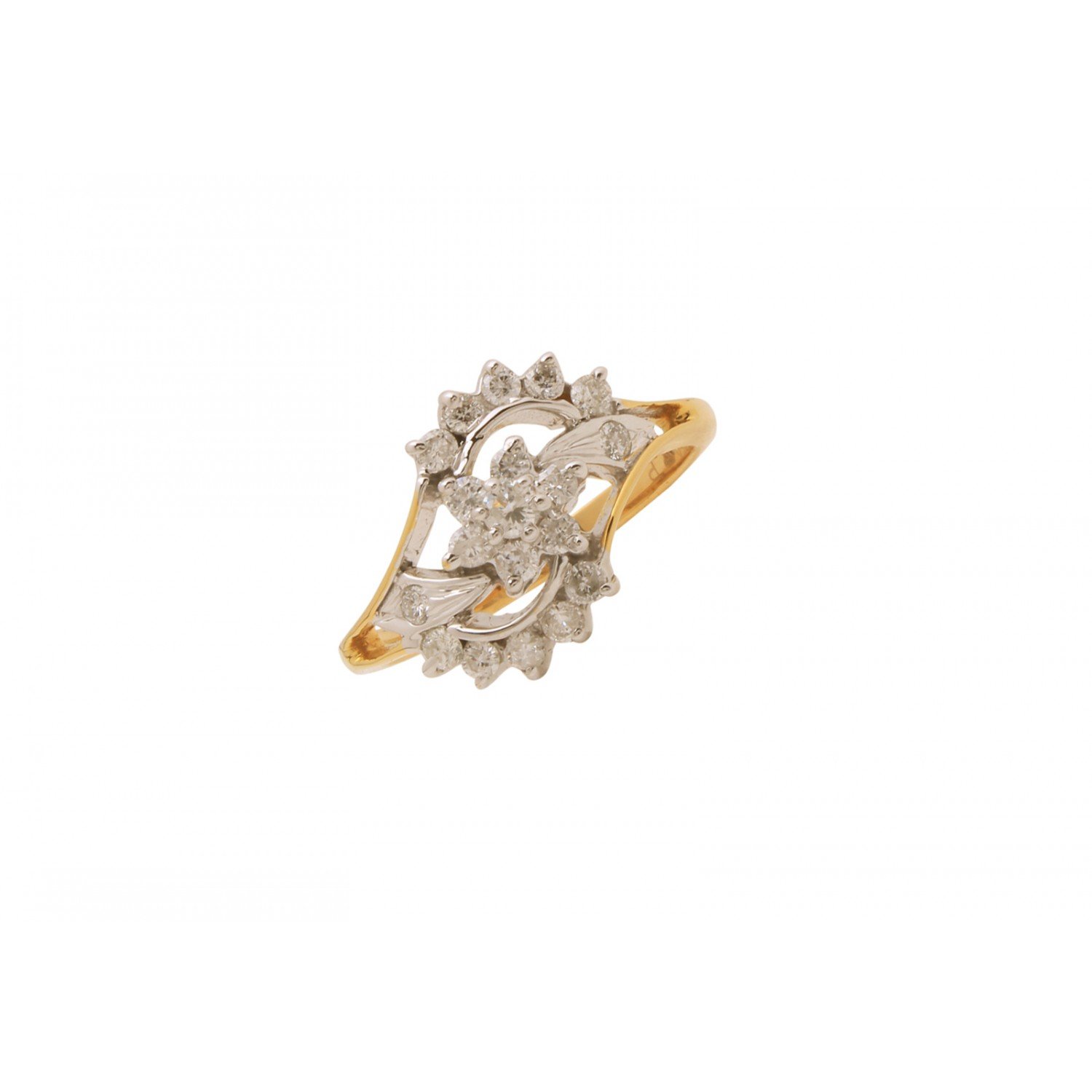 Petal Flutter Diamond Ring