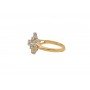 Petal Flutter Diamond Ring