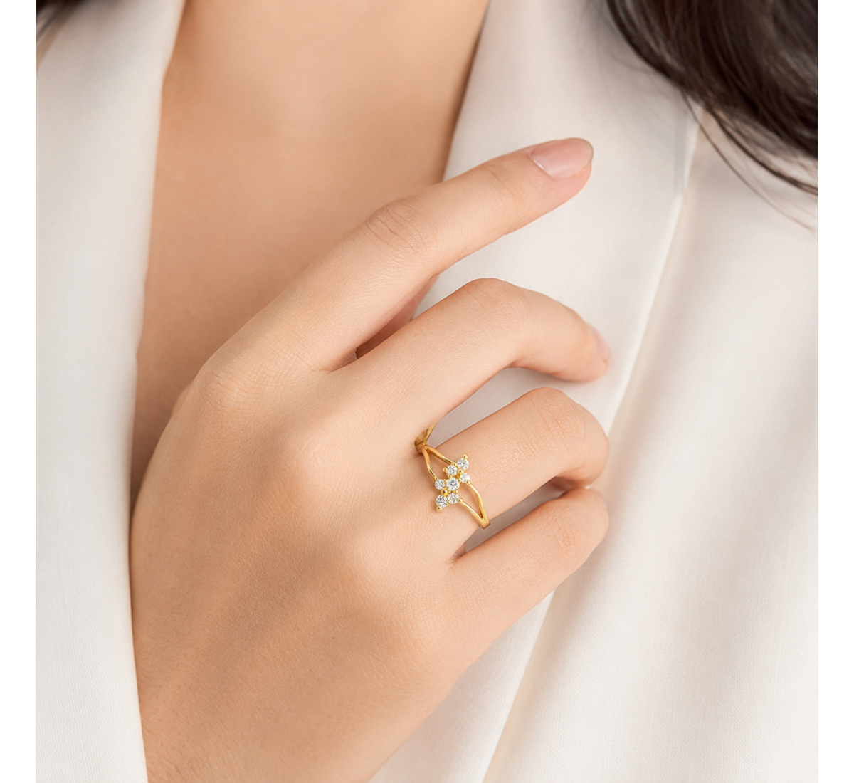 Bonjour Bijou Diamond Ring