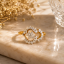 Hexa Glam Diamond Ring