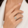 Hexa Glam Diamond Ring