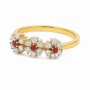 Zig Zag Diamond Ring